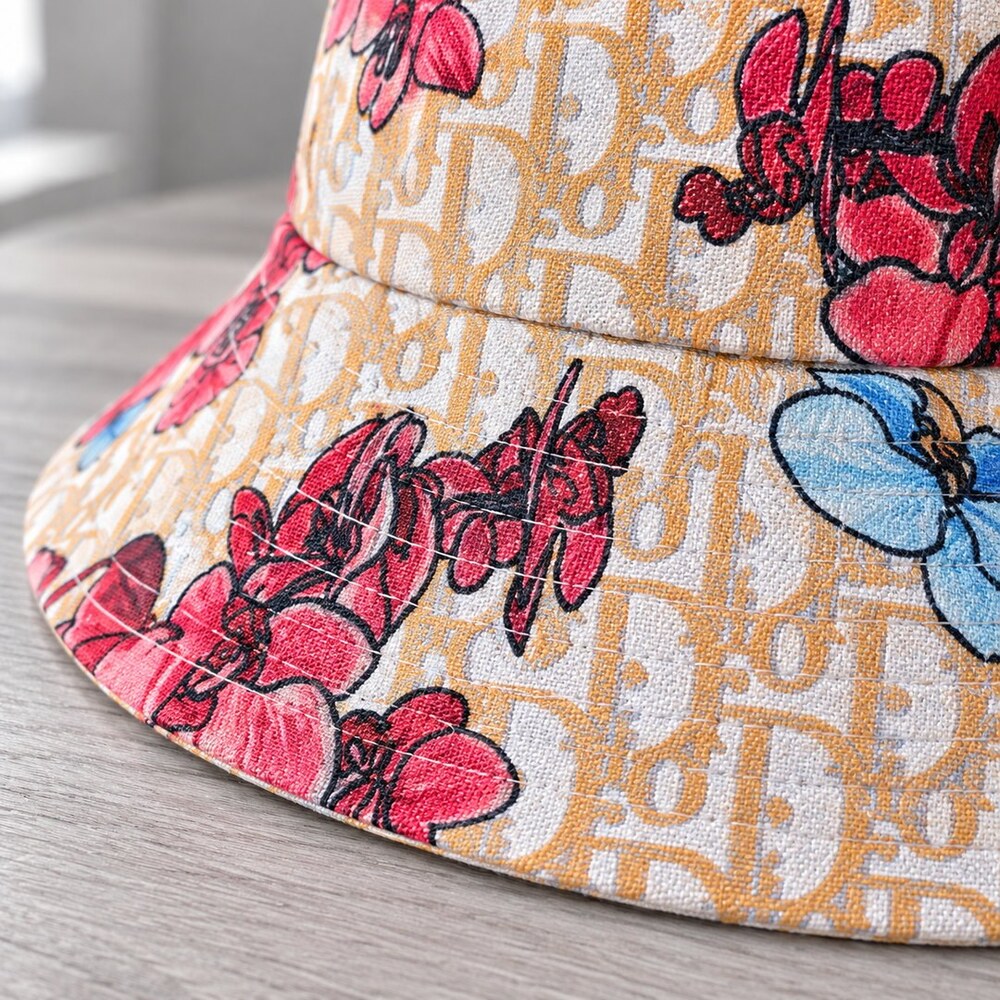 Dior Floral Oblique Bucket Hat - Picture 6 of 6